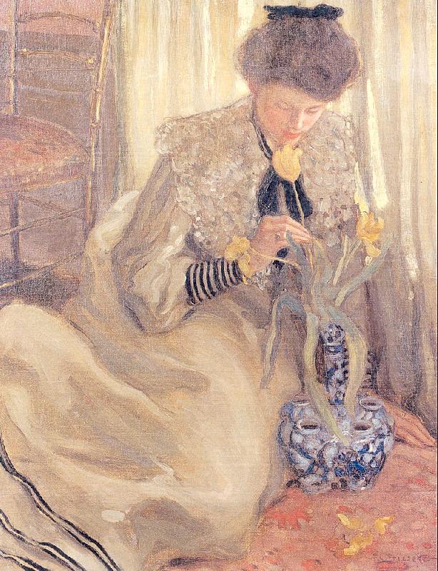 Frieseke, Frederick Carl The Yellow Tulip oil painting picture